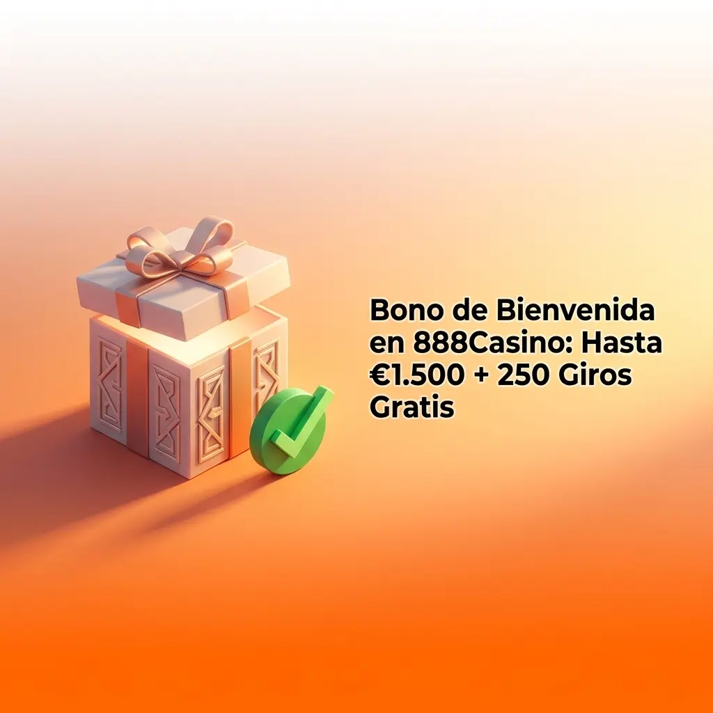 Bono de Bienvenida 888Casino España: hasta €1.500 y 250 giros gratis para nuevos jugadores registrados