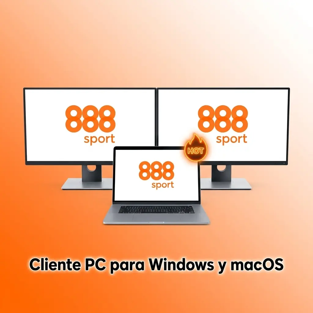 Sitio web de 888Sport y 888Casino accesible desde navegador en Windows y macOS sin cliente descargable