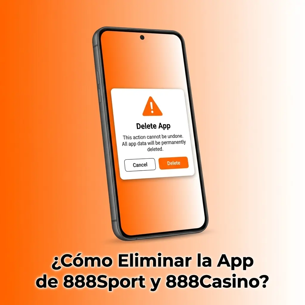 Guía para desinstalar la app de 888Sport y 888Casino en Android e iOS de forma rápida y sencilla