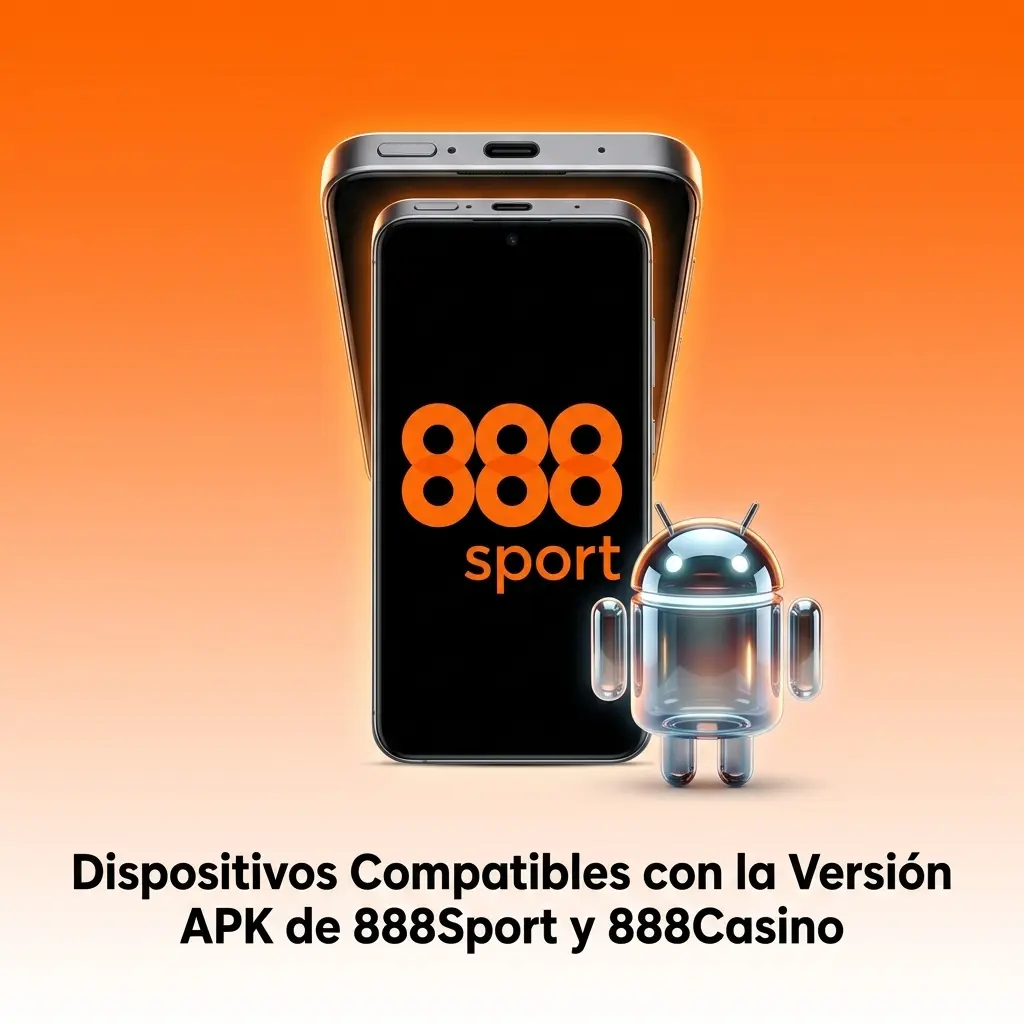Smartphones Android compatibles con APK de 888Sport y 888Casino, incluyendo Samsung, Xiaomi, Google y más