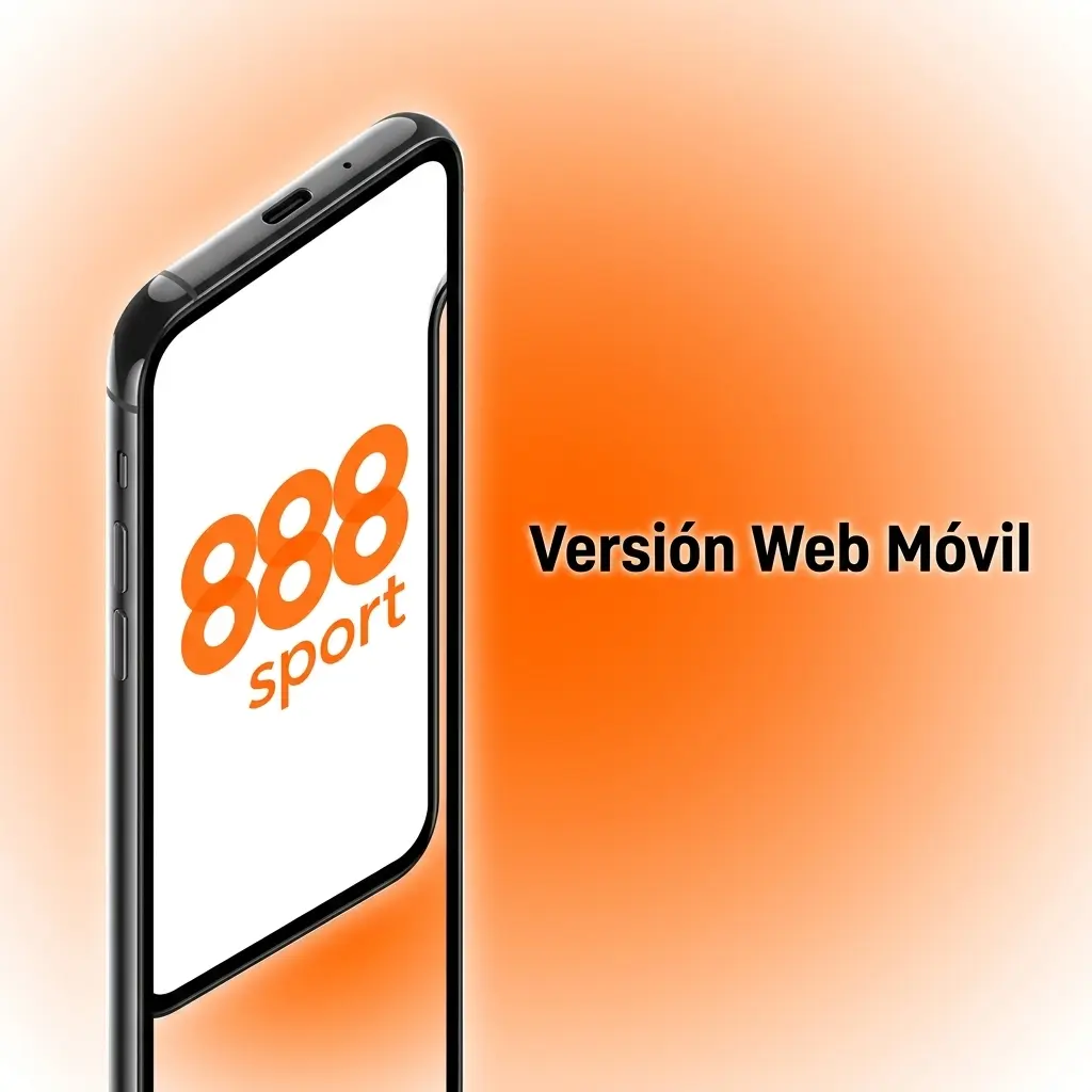 Versión web móvil de 888Sport y 888Casino accesible desde Chrome, Safari o Firefox sin instalación