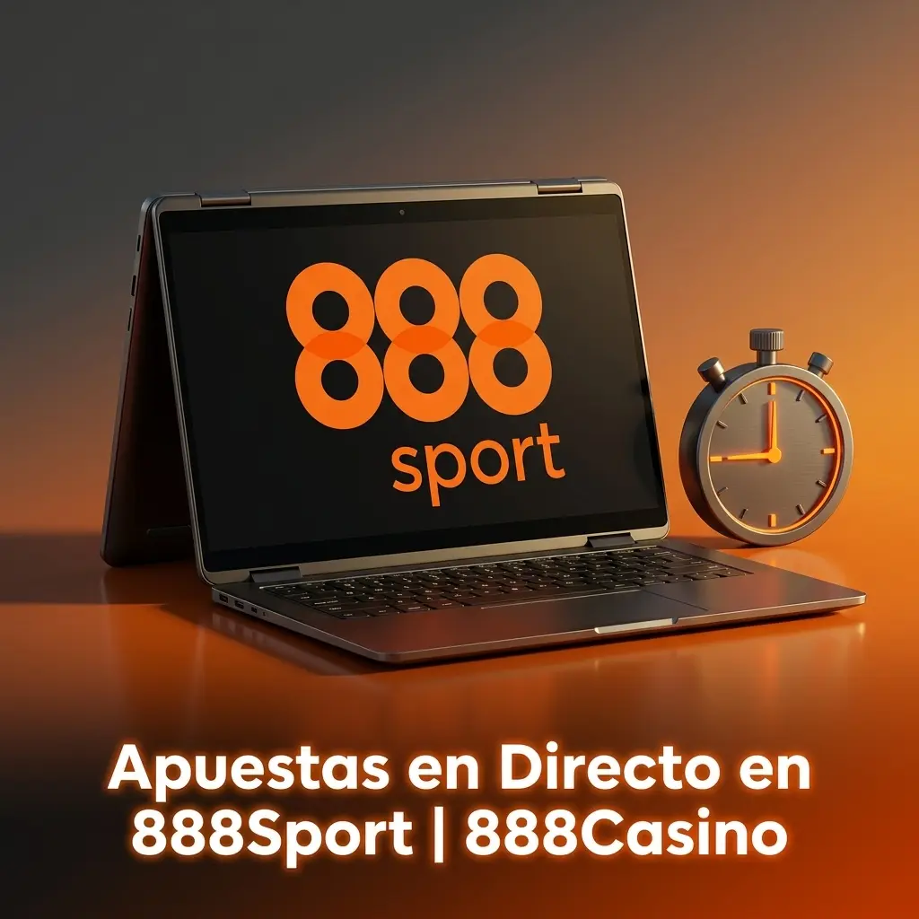 Apuestas en directo en 888Sport con cuotas en tiempo real para fútbol, tenis, baloncesto y más de 20 deportes