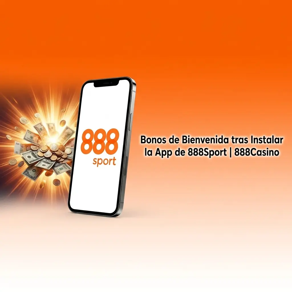Bonos de bienvenida 888Sport y 888Casino: hasta 1.500 EUR y 250 giros gratis al instalar la app